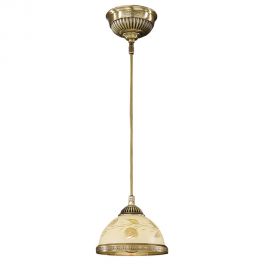 Pendule, Lustre suspendate - Pendul din alama cu sticla decorata design italian D-16cm 6208
