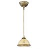 Pendul din alama cu sticla decorata design italian D-16cm 6208