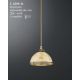 Pendule, Lustre suspendate - Pendul din alama cu sticla decorata design italian D-16cm 6208