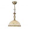 Lustra/Pendul din alama cu sticla decorata design italian D-28cm 6208