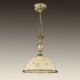 Pendule, Lustre suspendate - Lustra/Pendul din alama cu sticla decorata design italian D-28cm 6208
