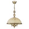 Lustra din alama cu sticla decorata design italian D-38cm 6208