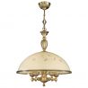 Lustra din alama cu sticla decorata design italian D-48cm 6208