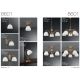 Candelabre, Lustre - Candelabru cu 3 brate clasic design italian din alama si sticla 8601