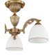 Lustre aplicate - Lustra aplicata cu 3 brate clasic design italian din alama si sticla 8601