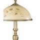 Veioze - Veioza / Lampa de masa din alama cu sticla decorata design italian H-48cm 6208