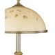 Veioze - Veioza / Lampa de masa din alama cu sticla decorata design italian H-56cm 6208
