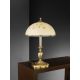 Veioze - Veioza / Lampa de masa din alama cu sticla decorata design italian H-56cm 6208