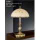 Veioze - Veioza / Lampa de masa din alama cu sticla decorata design italian H-56cm 6208