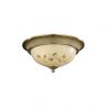 Plafoniera din alama cu sticla decorata design italian D-40cm 6208