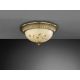 Plafoniere - Plafoniera din alama cu sticla decorata design italian D-40cm 6208