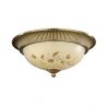 Plafoniera din alama cu sticla decorata design italian D-50cm 6208