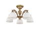 Lustre aplicate - Lustra aplicata cu 5 brate clasic design italian din alama si sticla 8601