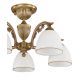 Lustre aplicate - Lustra aplicata cu 5 brate clasic design italian din alama si sticla 8601