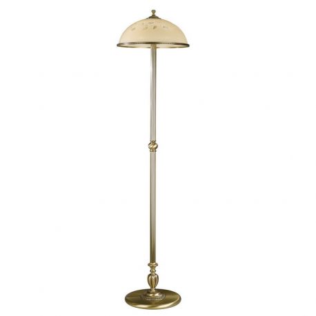 Lampadare - Lampadar / Lampa de podea din alama cu sticla decorata design italian 6208
