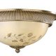 Aplice, corpuri de iluminat pentru pereti - Aplica de perete din alama cu sticla decorata design italian 6208