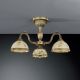 Lustre aplicate - Lustra aplicata din alama cu sticla decorata design italian III 6208