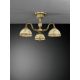 Lustre aplicate - Lustra aplicata din alama cu sticla decorata design italian III 6208