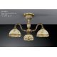 Lustre aplicate - Lustra aplicata din alama cu sticla decorata design italian III 6208