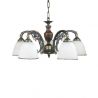 Lustra rustica suspendata cu 5 brate design italian 3800