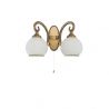Aplica clasic design italian din alama, sticla 8400