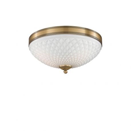 Plafoniere - Plafoniera clasic design italian din alama, sticla 8400, diametru 40cm