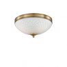 Plafoniera clasic design italian din alama, sticla 8400, diametru 40cm