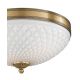 Plafoniere - Plafoniera clasic design italian din alama, sticla 8400, diametru 40cm