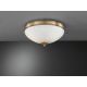 Plafoniere - Plafoniera clasic design italian din alama, sticla 8400, diametru 40cm