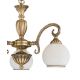 Plafoniere - Candelabru cu 3 brate clasic design italian din alama, sticla 8400