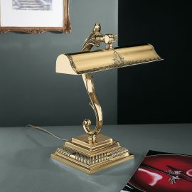 Lampi birou - Veioza, Lampa de masa clasica din alama 1000