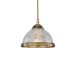 Pendule, Lustre suspendate - Lustra, Pendul clasic din alama si sticla 6202