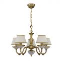 Candelabru din alama 5 brate design italian 6402