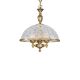 Pendule, Lustre suspendate - Lustra, Pendul clasic din alama si sticla 6202