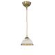 Pendule, Lustre suspendate - Pendul clasic design italian din alama, sticla 7200