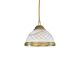 Pendule, Lustre suspendate - Pendul clasic design italian din alama, sticla 7200