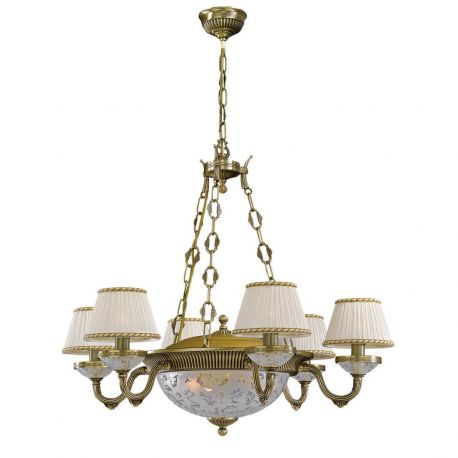 Candelabre, Lustre - Candelabru din alama 6 brate design italian 6402