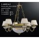 Candelabre, Lustre - Candelabru din alama 6 brate design italian 6402