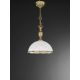 Pendule, Lustre suspendate - Pendul clasic design italian din alama, sticla 7002