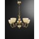 Candelabre, Lustre - Candelabru din alama 5 brate design italian 6258