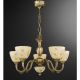 Candelabre, Lustre - Candelabru din alama 5 brate design italian 6258