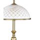 Plafoniere - Veioza, lampa de masa clasic design italian din alama, sticla 7002