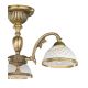 Lustre aplicate - Lustra aplicata cu 3 brate clasic design italian din alama, sticla 7002
