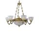 Candelabre, Lustre - Candelabru din alama 6 brate design italian 9L 6252