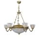 Candelabre, Lustre - Candelabru din alama 6 brate design italian 10L 6252