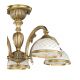 Candelabre, Lustre - Lustra aplicata cu 5 brate clasic design italian din alama, sticla 7002