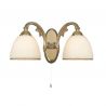 Aplica de perete din alama 2 brate design italian 7105