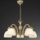Candelabre, Lustre - Candelabru din alama 5 brate design italian 7005