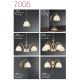 Candelabre, Lustre - Candelabru din alama 5 brate design italian 7005