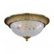Plafoniere - Plafoniera design clasic din alama si sticla diametru 40cm, 6202